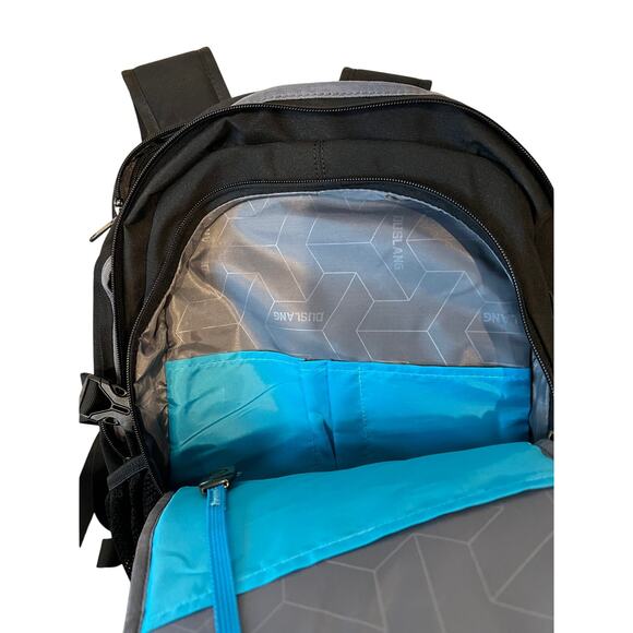 Duslang Padded Computer Black Backpack - Picture 4 of 6